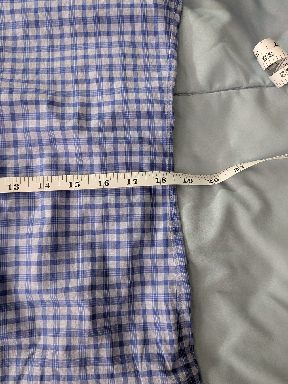 Tom Ford Blue and White Checked Dress Shirt - Picture 12 of 14